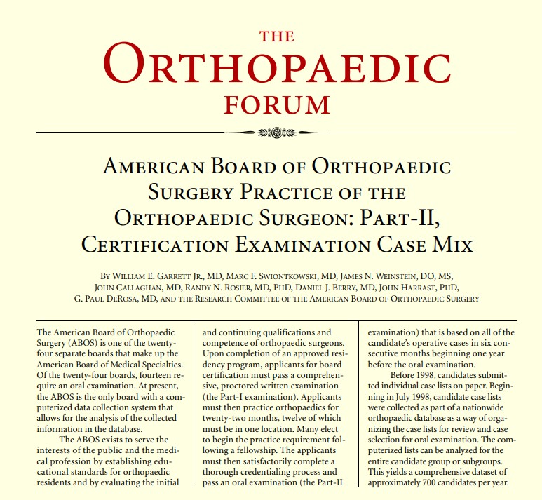 Iowa Orthopedic Journal